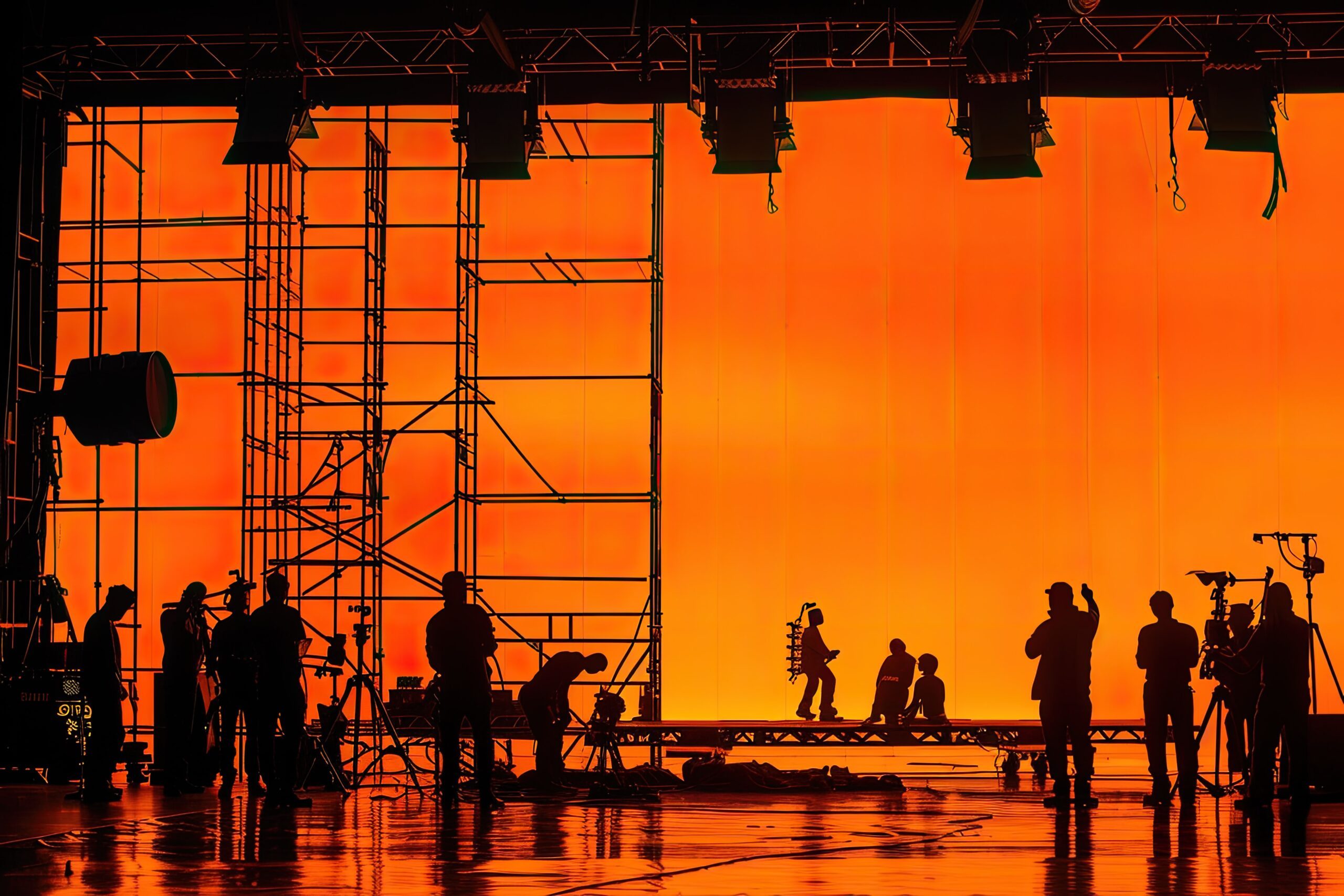 silhouettes-film-crew-working-set-with-orange-lighting-photo.jpg Silhouettes of Film Crew Working on a Set with Orange Lighting Photo, high detail, 8k --ar 3:2 --v 6 Job ID: dc2b9c69-8ebf-468d-aa18-4610705774bc